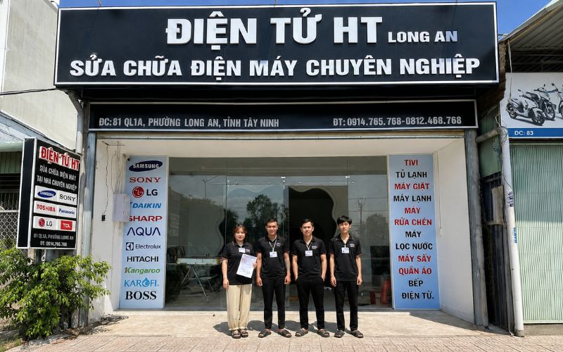 Kỹ thuật HT tại chi nhánh Long An - Sẵn sàng tiếp nhận sửa chữa nhanh chóng và chuyên nghiệp.
