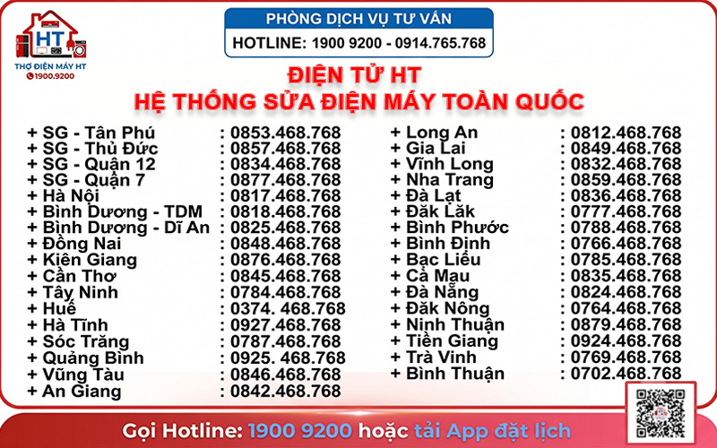 Điện Tử HT - Hệ Thống Sửa Chữa Điện Máy Toàn Quốc