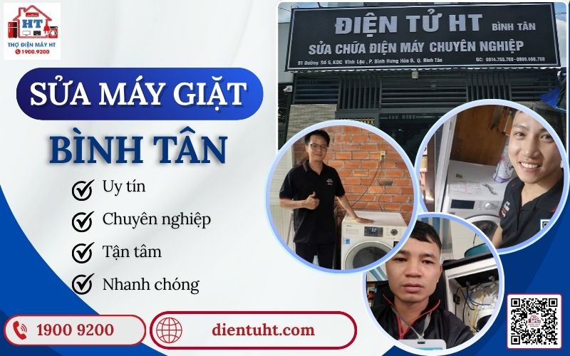 Sửa máy giặt uy tín tại Bình Tân
