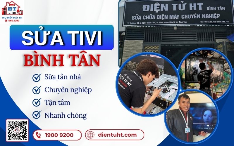 Sửa chữa tivi uy tín tại Bình Tân tận nhà