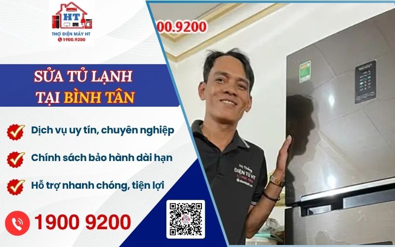 Sửa tủ lạnh tận nhà Bình Tân