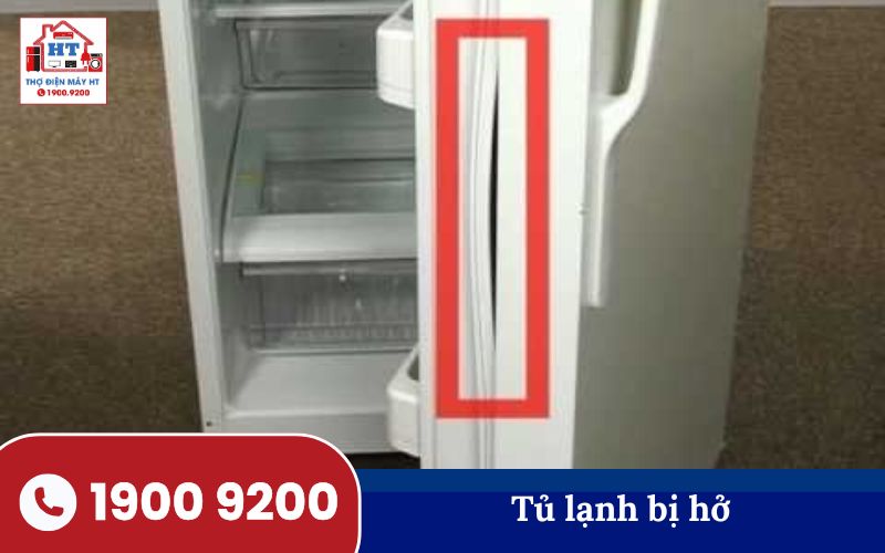 Sửa chữa tủ lạnh bị hở cạnh không đóng được tủ tại nhà Quảng Trị.