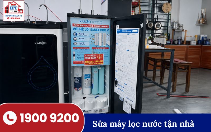 Sửa các lỗi ở máy lọc nước cho khách hàng tại nhà Nghệ An.
