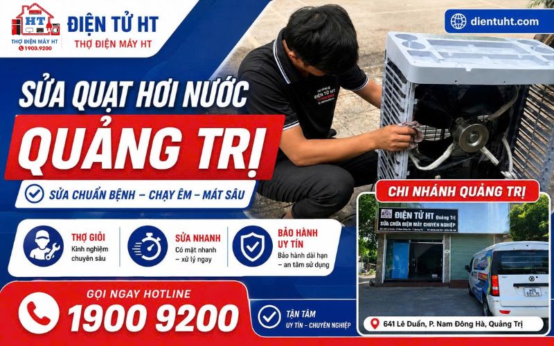 dịch vụ sửa quạt hơi nước Quảng Trị