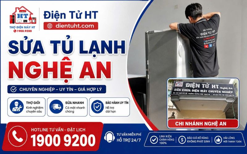 Sửa tủ lạnh Nghệ An uy tín, đáng tin cậy