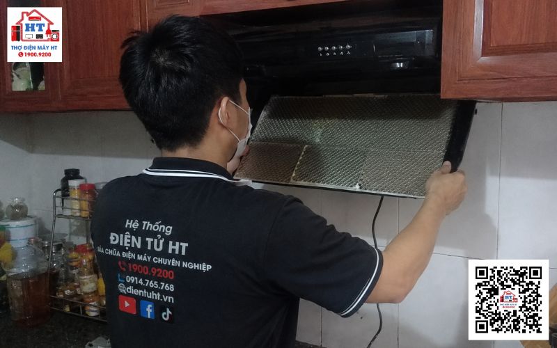 Sửa máy hút mùi Bình Tân giá bao nhiêu ? Thợ HT kiểm tra báo giá tại nhà