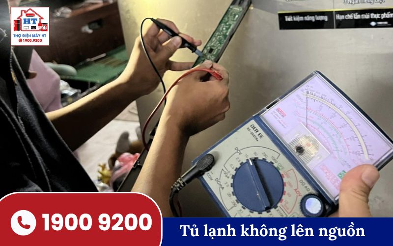 Tủ lạnh không lên nguồn, đèn bên trong không sáng