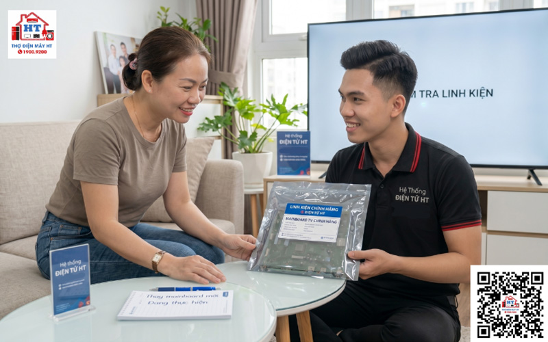 Tư vấn cho khách hàng tại nhà Quảng Trị.