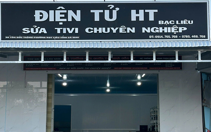 Chi nhánh tiếp nhận sửa chữa báo giá tại Bạc Liêu - Điện Tử HT Bạc Liêu