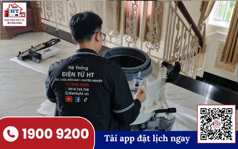 Chi phí sửa máy giặt tại Long An bao nhiêu tiền ? Liên hệ Điện Tử HT ngay.