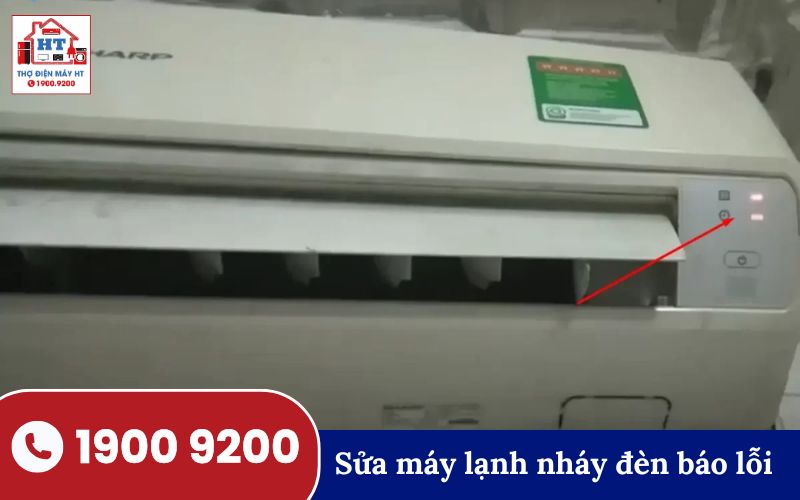 Sửa máy lạnh nháy báo đèn đỏ tại Long An giá bao nhiêu ? Liên hệ ngay 1900 9200.