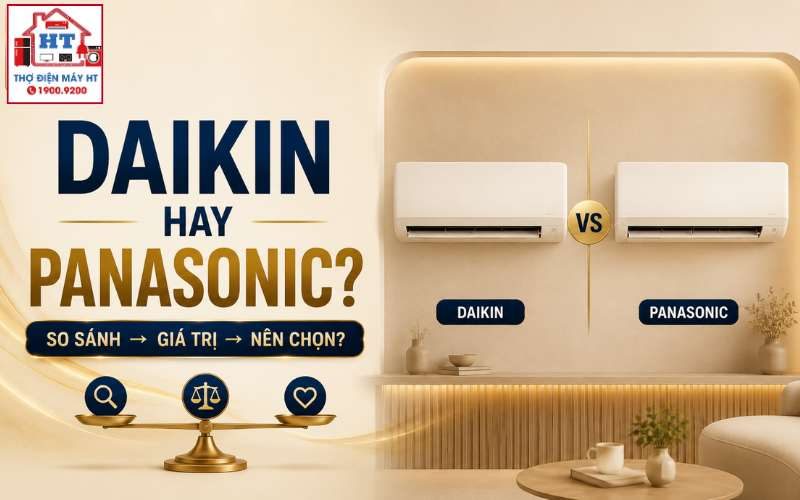 Daikin hay Panasonic? So đúng dòng máy trước khi chọn hãng