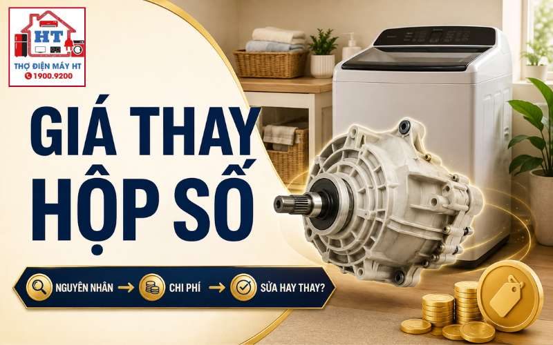 Giá thay hộp số máy giặt: Chi phí cho máy cửa trên