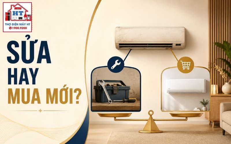 Máy lạnh hỏng nên sửa hay mua mới? Cách quyết định hợp lý