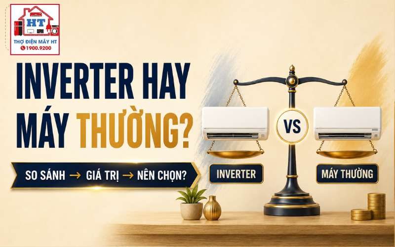 Máy lạnh Inverter hay máy thường? Chênh giá có đáng trả?