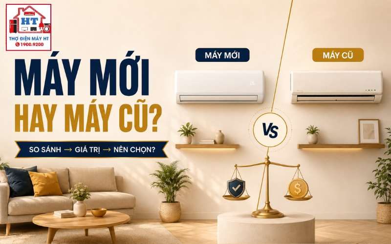 Máy lạnh mới hay máy cũ, hàng trưng bày? Nên chọn gì?