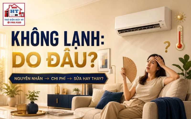Máy lạnh không lạnh do đâu? Nguyên nhân nào cần lưu ý?