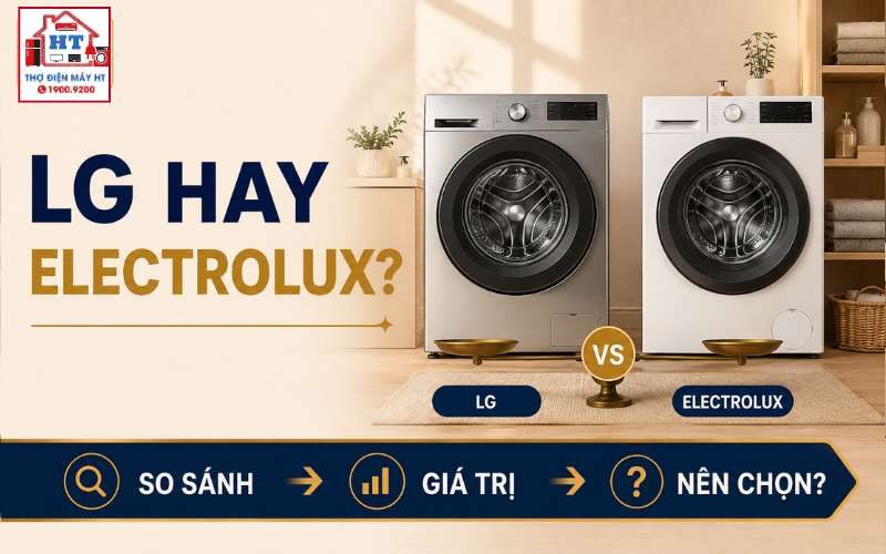 Máy giặt LG hay Electrolux? So điểm mạnh trước khi chọn