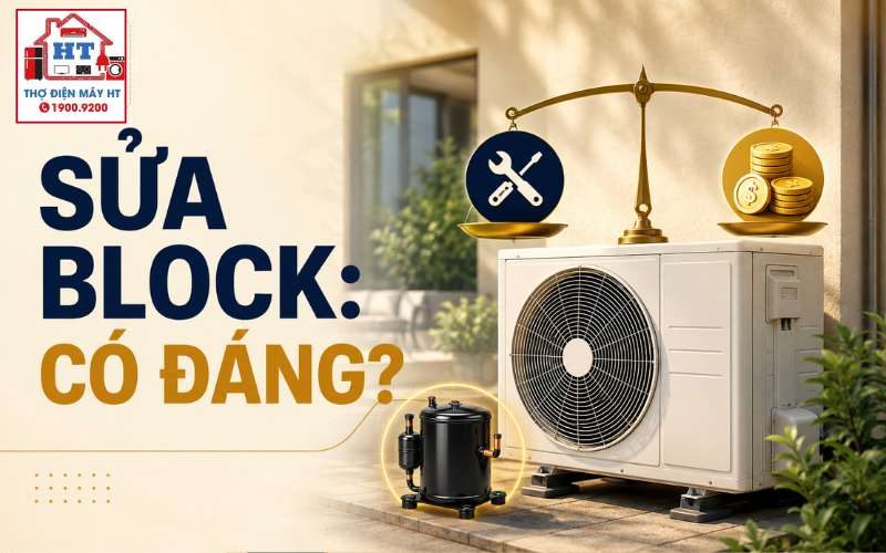 Sửa block máy lạnh có đáng không? Khi nào nên thay máy?