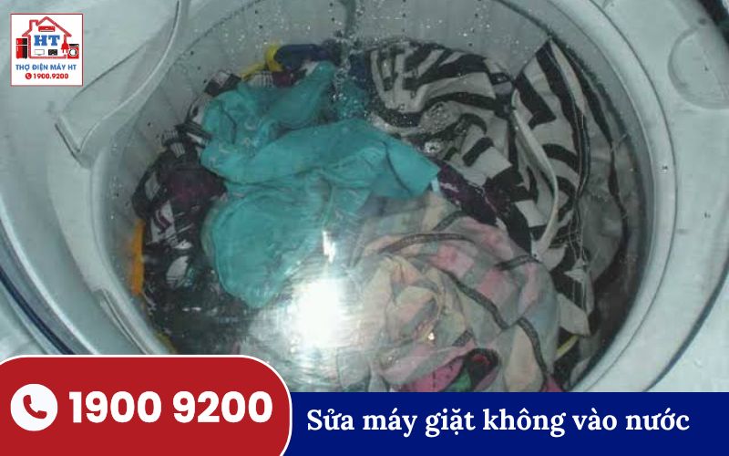 Máy giặt không vào nước cần khoanh vùng nguồn cấp và hệ thống liên quan