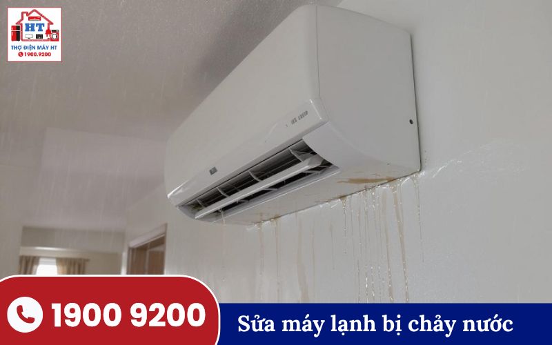 Máy lạnh chảy nước từ dàn lạnh Nước nhỏ từ dàn lạnh máy lạnh xuống sàn cần xác định nguyên nhân thoát nước