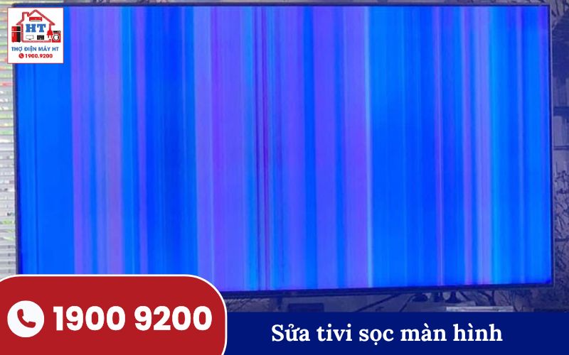 Màn hình tivi TCL bị sọc ngang, sọc dọc do va đập hoặc lỗi panel