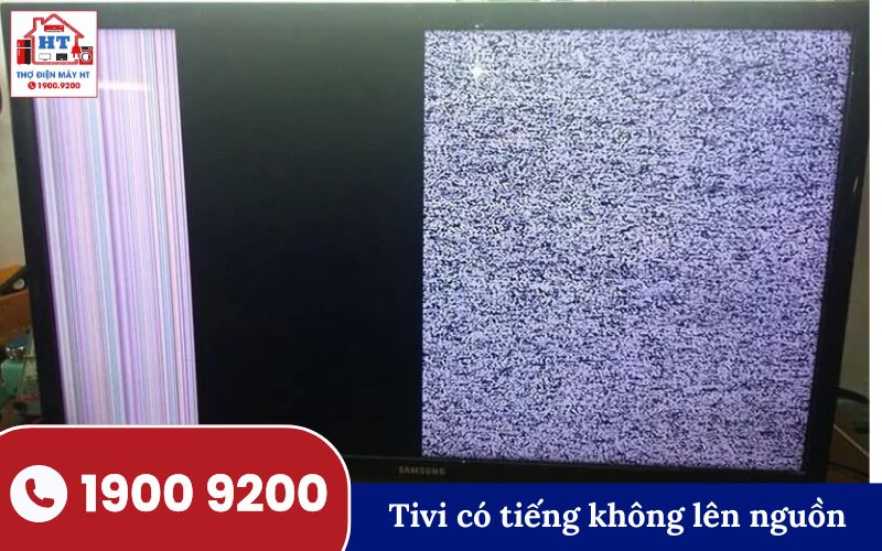 Tivi có tiếng nhưng không lên nguồn, màn hình tối đen