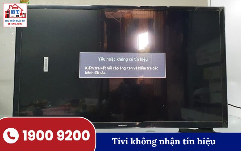 Tivi không nhận tín hiệu HDMI, màn hình hiển thị thông báo lỗi đầu vào