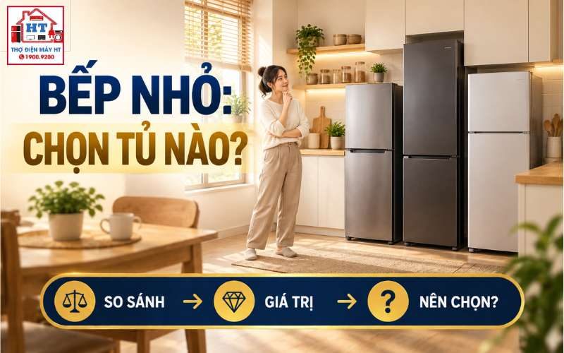 Bếp Nhỏ Nên Chọn Tủ Lạnh Loại Nào? Cân Bằng Dung Tích Và Lối Mở