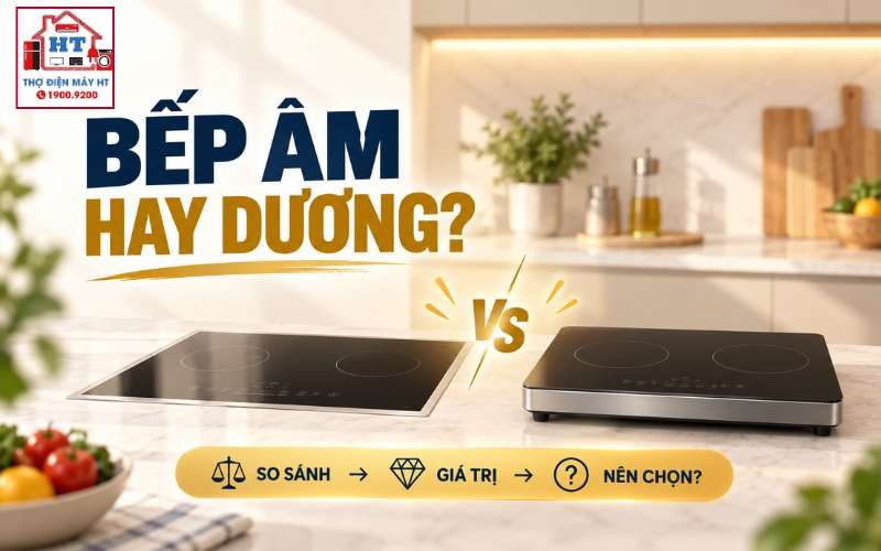 Bếp từ âm hay dương? Khác biệt thật nằm ở chi phí lắp và thay