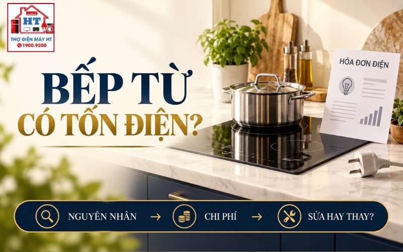 Bếp từ có tốn điện không? Cách ước tính tiền điện thực tế