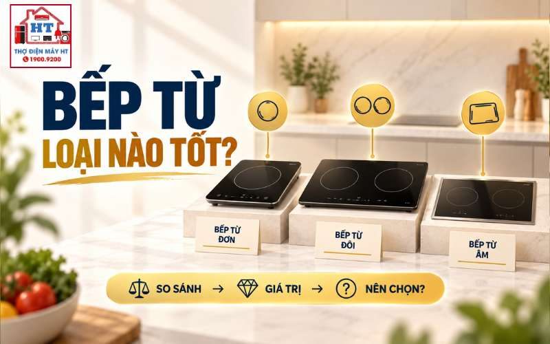 Bếp từ loại nào tốt? Chọn kiểu bếp theo đúng cách bạn nấu
