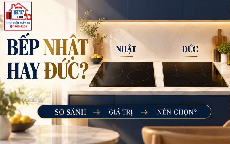 Bếp từ Nhật hay Đức? So sánh trước khi chọn theo xuất xứ