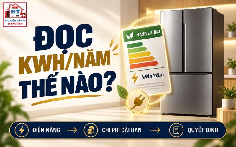 Cách Đọc kWh/năm Của Tủ Lạnh Để So Chi Phí Điện