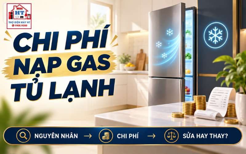 Nạp Gas Tủ Lạnh Giá Bao Nhiêu? Vì Sao Rò Gas Có Thể Tốn Hơn?