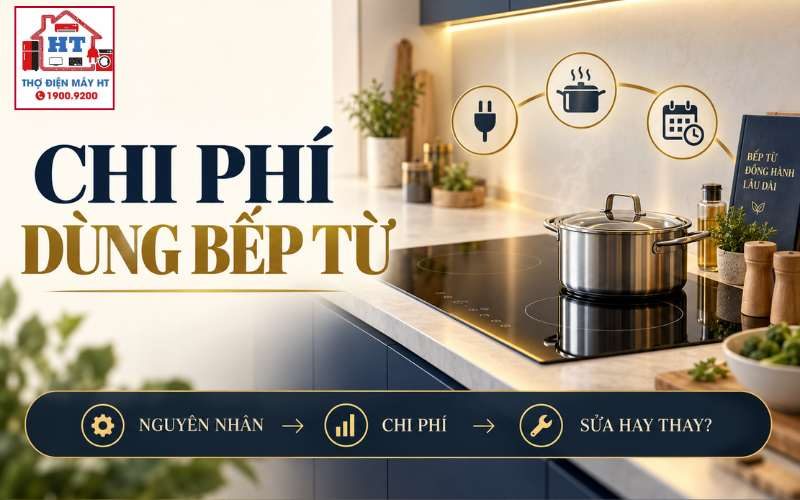 Chi phí sử dụng bếp từ: Tính tổng chi phí sở hữu thế nào?