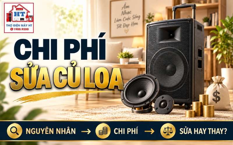 Chi phí sửa bass, treble, màng và củ loa kéo: Nên sửa hay thay?