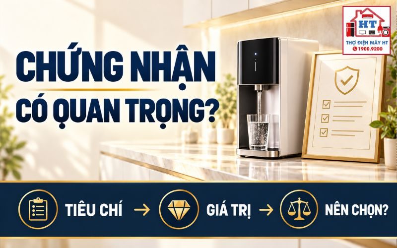 Chứng Nhận Máy Lọc Nước Có Đáng Quan Tâm Khi Mua? Đọc Sao Cho Đúng