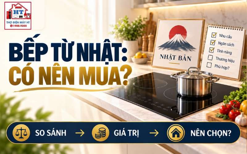 Có nên mua bếp từ Nhật bãi? Cân giá rẻ với rủi ro sử dụng