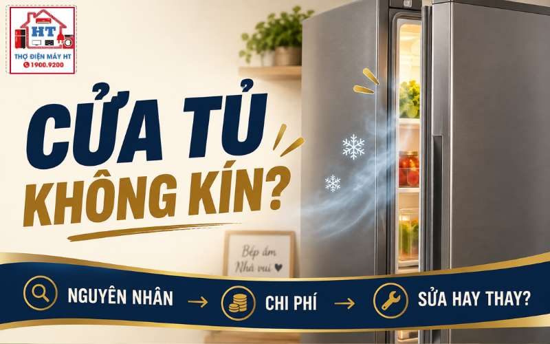 Cửa Tủ Lạnh Không Kín Ảnh Hưởng Gì Đến Điện Và Độ Lạnh?
