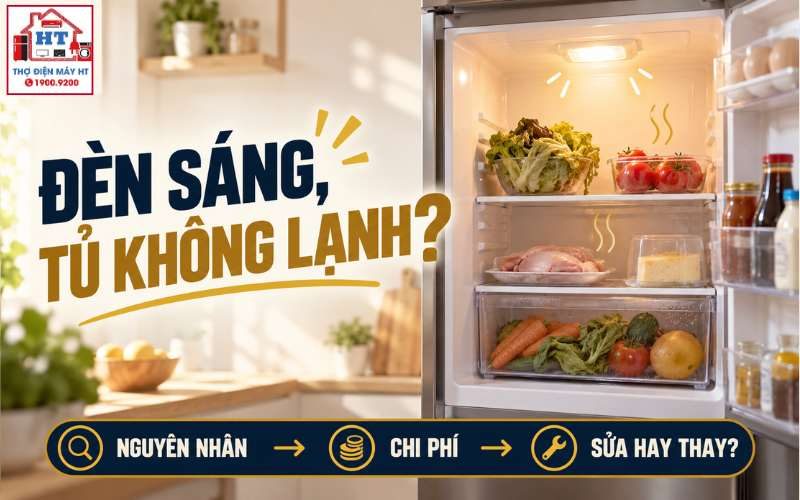 Đèn Vẫn Sáng Nhưng Tủ Lạnh Không Lạnh: Có Thể Do Đâu?