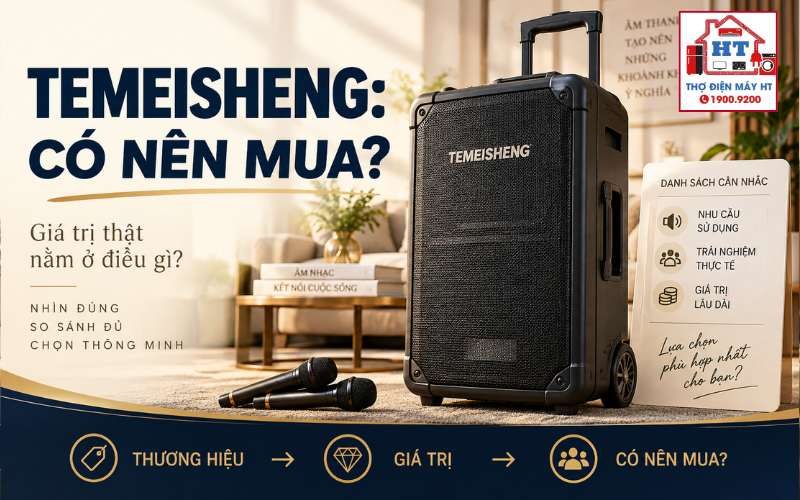 Loa kéo Temeisheng: Hợp ai, nên kiểm tra gì trước khi mua?
