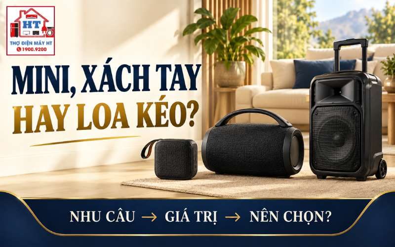 Loa kéo mini, xách tay hay di động: Khác gì và chọn loại nào?