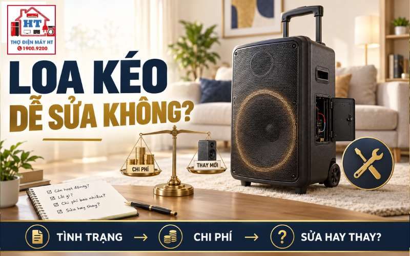 Loa kéo có dễ sửa không? 6 yếu tố quyết định khả năng sửa chữa