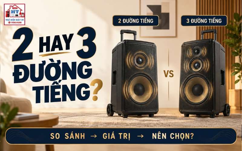 Loa kéo 2 đường tiếng hay 3 đường tiếng: Khác gì, đáng tiền không?