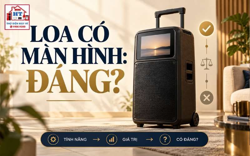 Có nên mua loa kéo có màn hình? Khi nào đáng trả thêm?