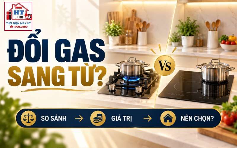 Đổi bếp gas sang bếp từ: Có đáng và cần tính những gì?