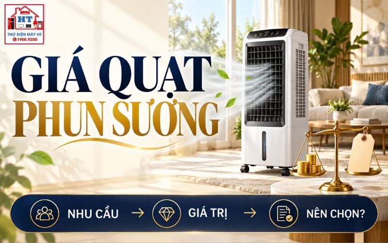 Giá Quạt Phun Sương Bao Nhiêu? Chọn Theo Nhu Cầu Và Quy Mô
