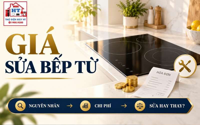 Giá sửa bếp từ phụ thuộc gì? Cách đọc báo giá cho đúng