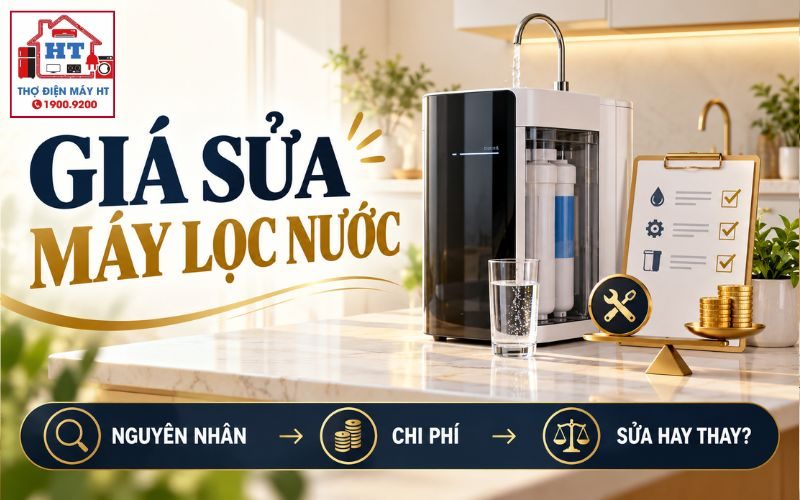 Giá Sửa Máy Lọc Nước Bao Nhiêu? Chi Phí Theo Nhóm Hỏng